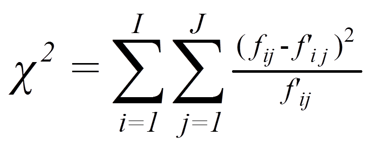Chi-Quadrat Berechnung