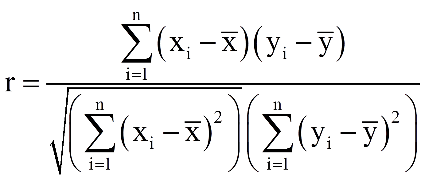 Korrelationskoeffizient Formel