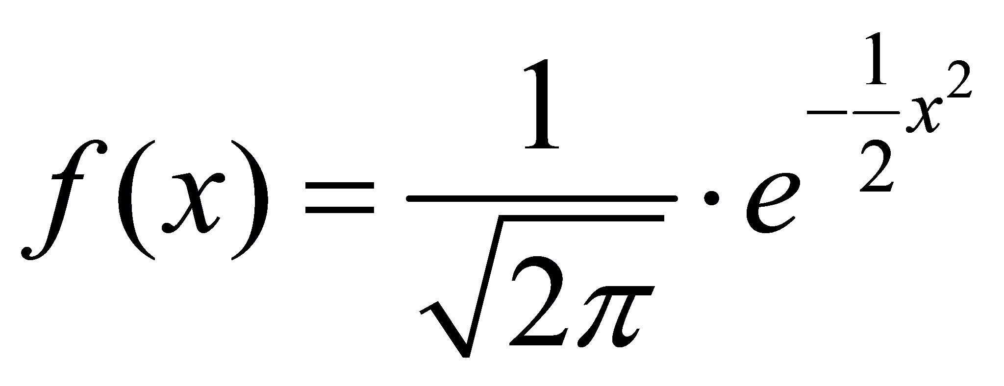 Formel für Standardnormalverteilung