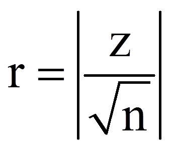 r-Wert Formel