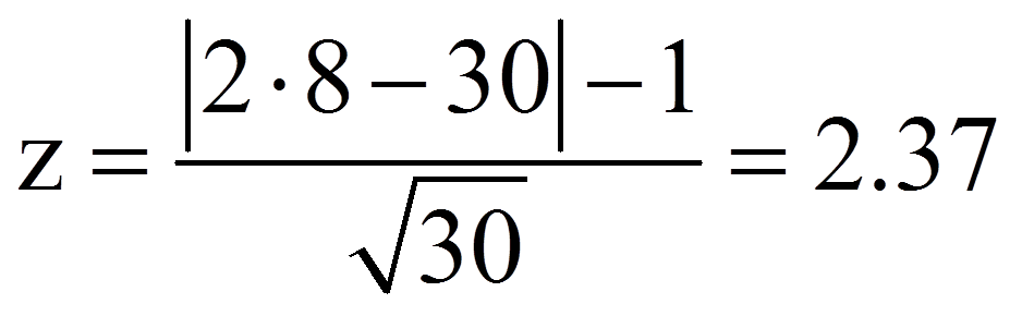 z-Wert Formel